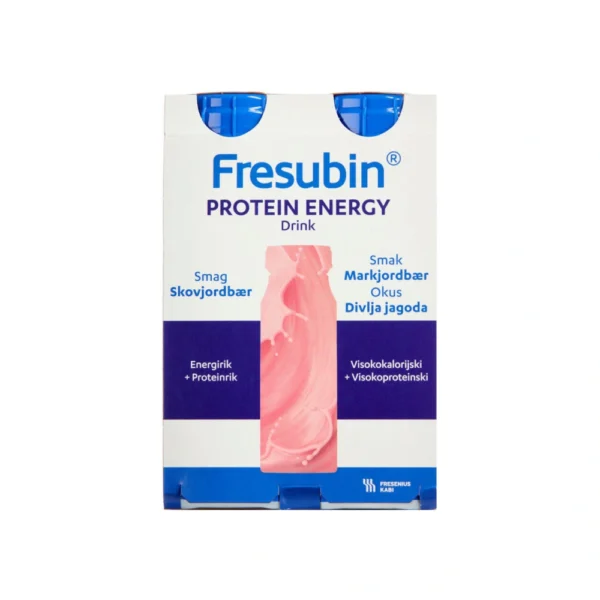 Fresubin Protein Energy Skovjordbær Drink – 4 x 200 ml