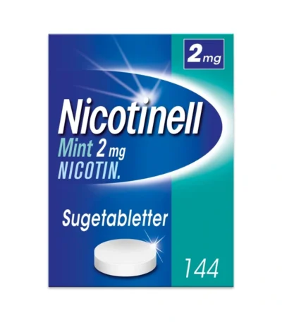 Nicotinell Mint 2 mg sugetabletter - 144 stk