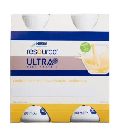 Resource Ultra Vanilje – 4 x 200 ml