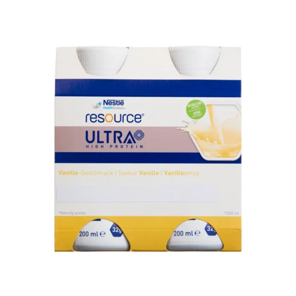 Resource Ultra Vanilje – 4 x 200 ml