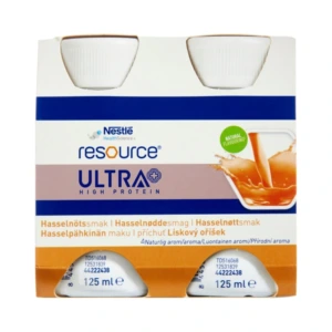 Resource Ultra Hasselnød – 4 x 125 ml