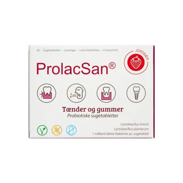 ProlacSan Sugetablet Jordbær – 30 stk