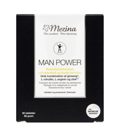 Mezina Man Power Tabletter – 90 stk