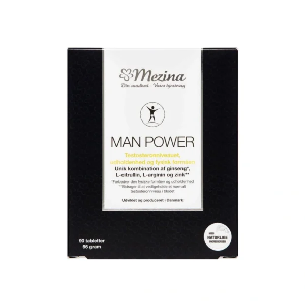 Mezina Man Power Tabletter – 90 stk