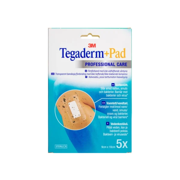 Tegaderm + Pad 9x10 cm - 5 stk
