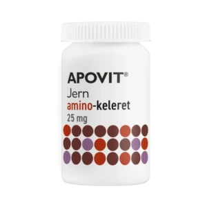 APOVIT Jern Amino-Keleret 25 mg – 100 stk