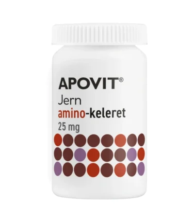 APOVIT Jern Amino-Keleret 25 mg – 100 stk