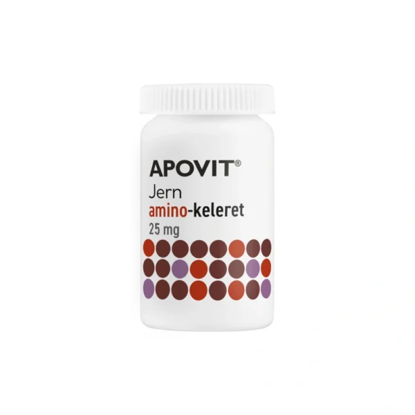 APOVIT Jern Amino-Keleret 25 mg – 100 stk