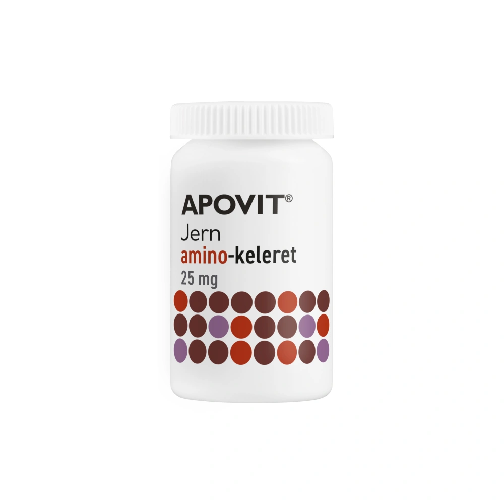 APOVIT Jern Amino-Keleret 25 mg - 100 stk