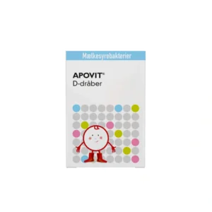 APOVIT D-dråber + Mælkesyrebakterier – 2 x 8 ml