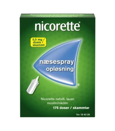 Nicorette Nikotin Næsespray 500 mikrogram – 175 doser