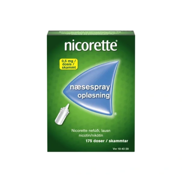 Nicorette Nikotin Næsespray 500 mikrogram – 175 doser