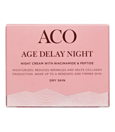 ACO Age Delay Night Cream Dry Skin – 50 ml