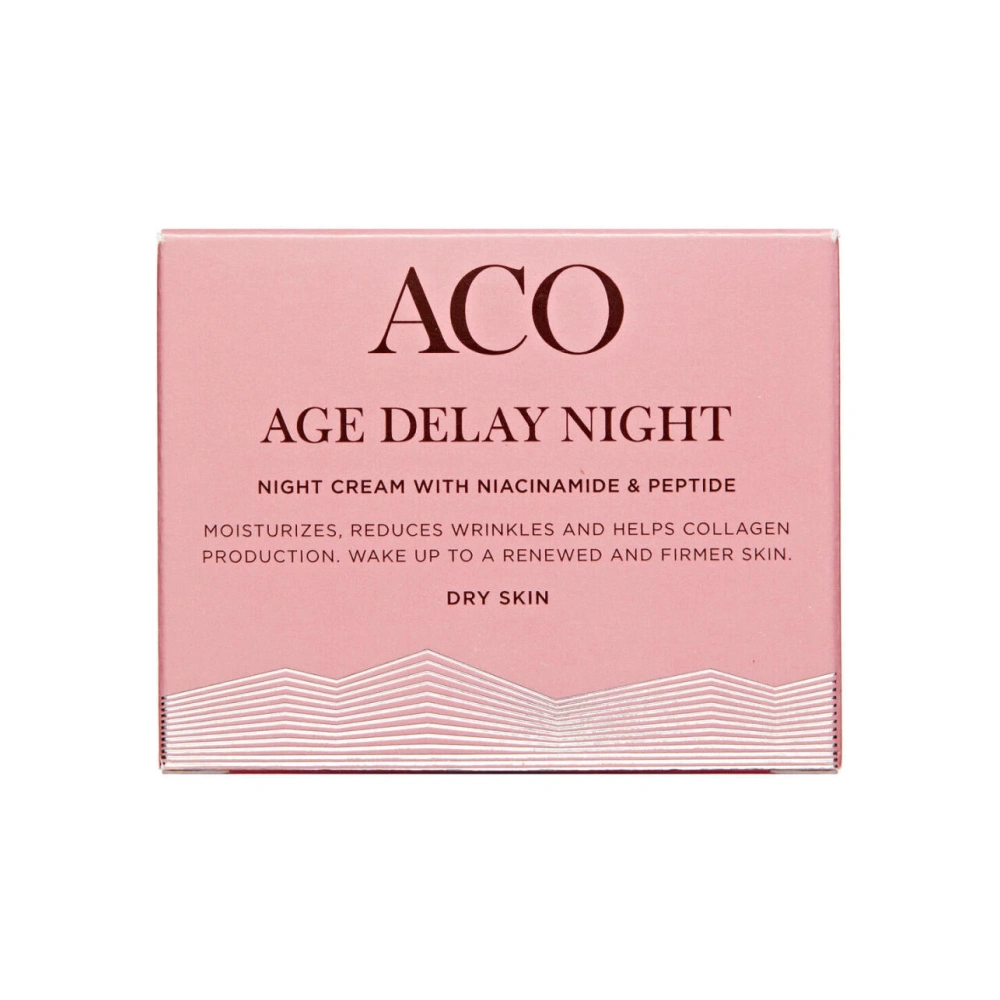 ACO Age Delay Night Cream Dry Skin - 50 ml