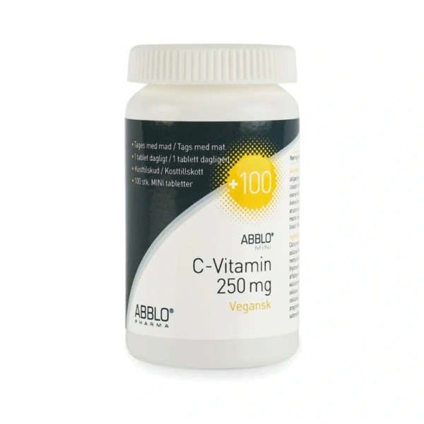 Abblo c-vitamin 250 mg tabl – 100 stk
