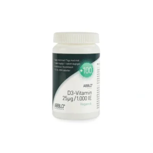 Abblo D3-vitamin 25 µg – 100 stk