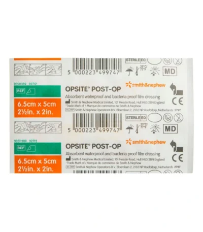 smith&nephew Opsite Post-Op 6,5 x 5,0 cm – 1 stk