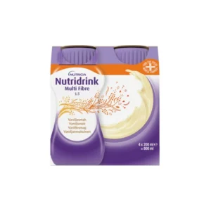Nutridrink Multi Fibre Vanilje – 4 x 200 ml