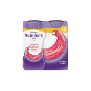 Nutridrink Jucy Jordbær – 4 x 200 ml