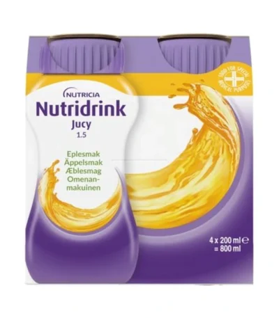 Nutridrink Jucy Æble – 4 x 200 ml