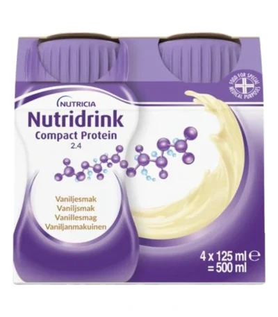 Nutridrink Compact Protein Vanilje – 4 x 125 ml