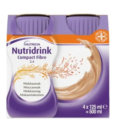 Nutridrink Compact Fibre Mokka – 4 x 125 ml