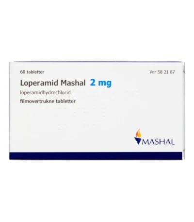 Loperamid Mashal 2 mg - 60 tabletter