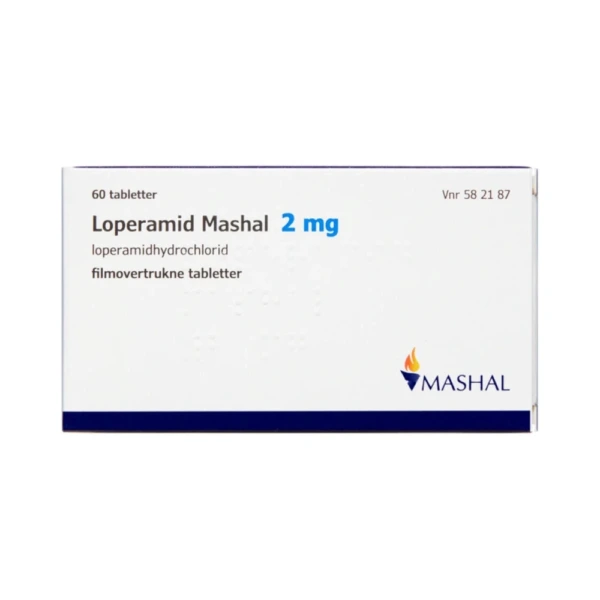 Loperamid Mashal 2 mg - 60 tabletter