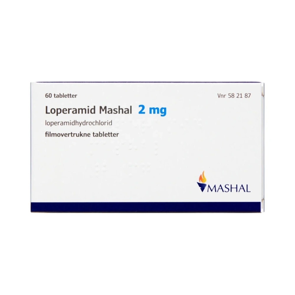 Loperamid Mashal 2 mg - 60 tabletter