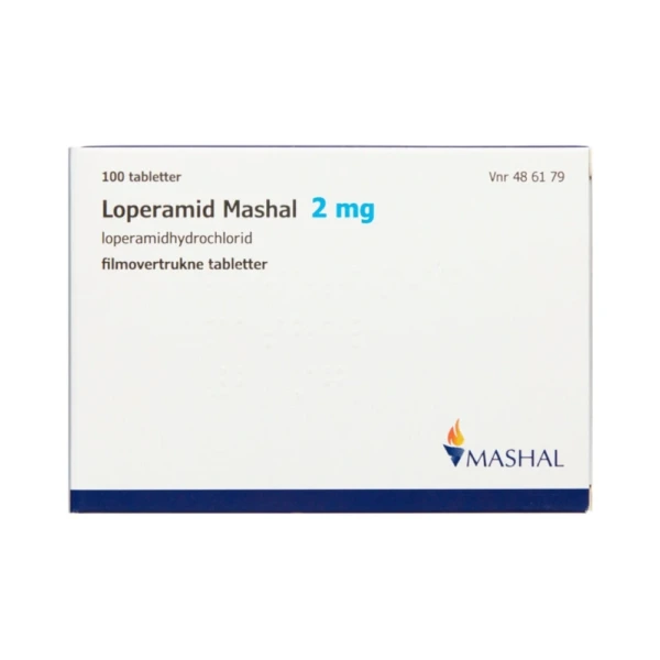 Loperamid Mashal 2 mg - 100 tabletter