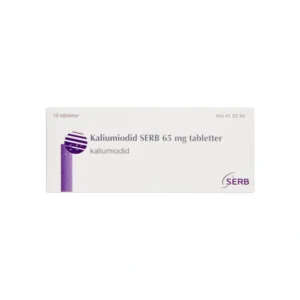 Serb Kaliumiodid “SERB” 65 mg – 10 stk Tabletter