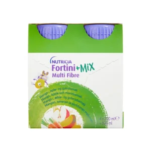 Nutricia Fortini +Mix Multi Fibre Mango-, Æble- og Gulerodssmag – 4 x 200 ml