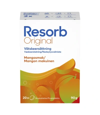 Resorb Original Mango - 2 x 10 brusetabletter