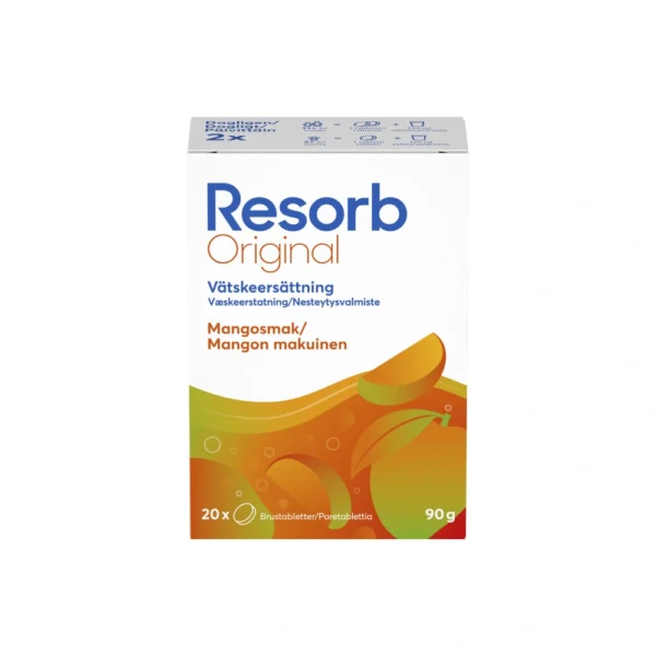 Resorb Original Mango - 2 x 10 brusetabletter