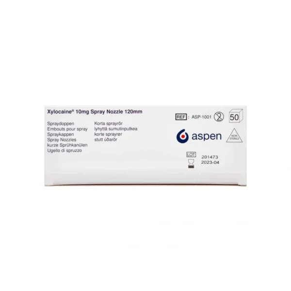 Xylocain 10 mg Sprayrør 120 mm - 50 stk