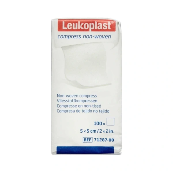 Leukoplast compress non-wowen – 5 x 5CM 100ST