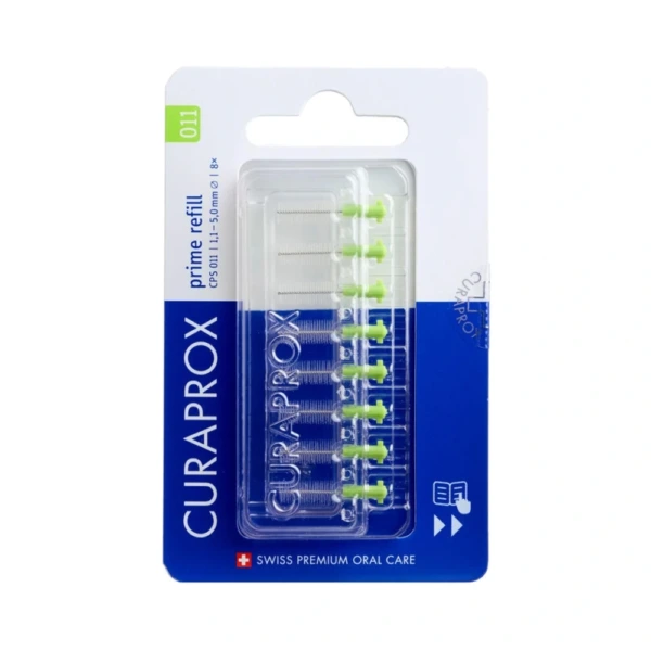 Curaprox Prime Refill 11 Limegrøn – 8 stk