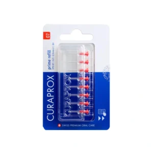 Curaprox Prime Refill 07 Rød – 8 stk