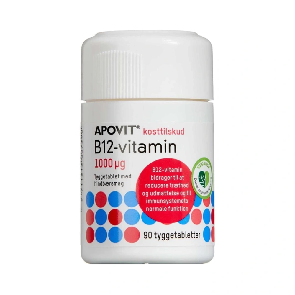 APOVIT B12-vitamin 1000 µg 90 stk