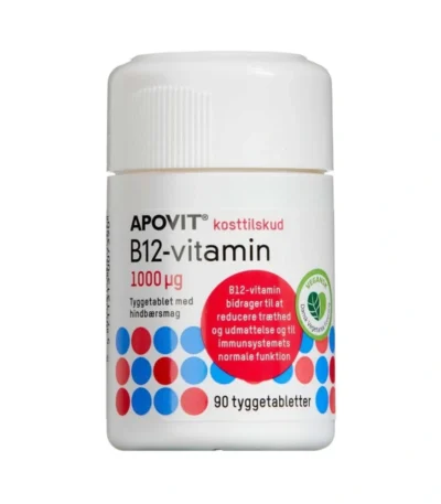 APOVIT B12-vitamin 1000 µg – 90 stk