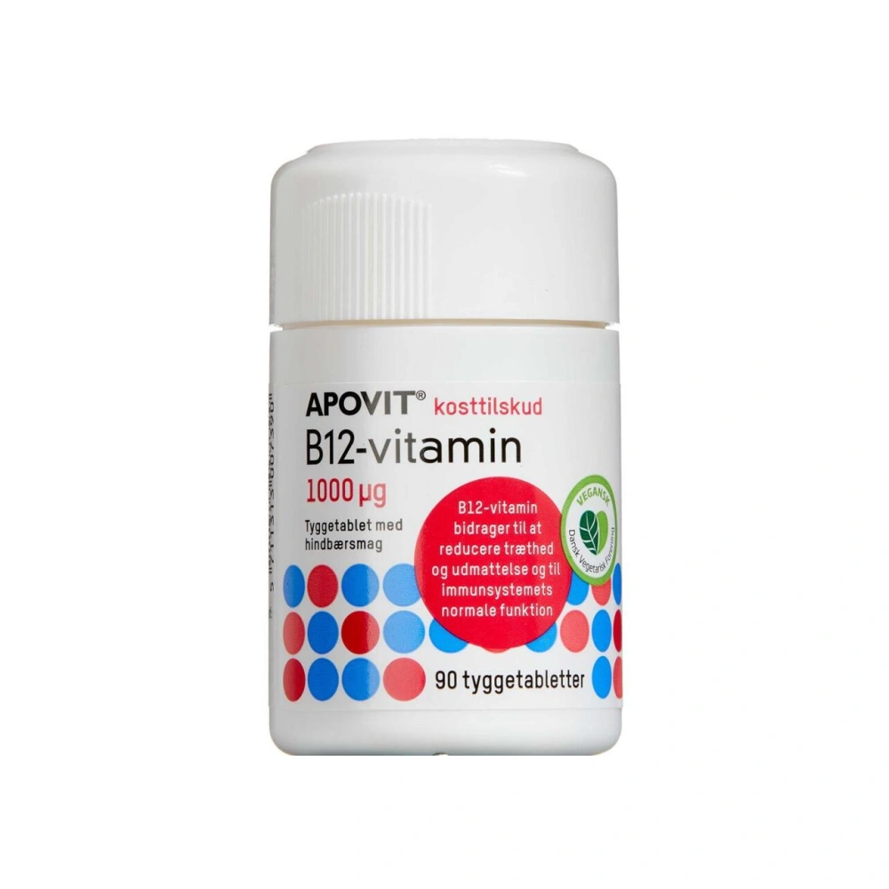 APOVIT B12-vitamin 1000 µg - 90 stk