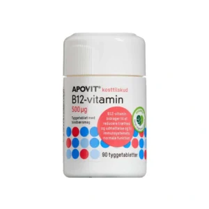 APOVIT B12-vitamin 500 µg – 90 stk