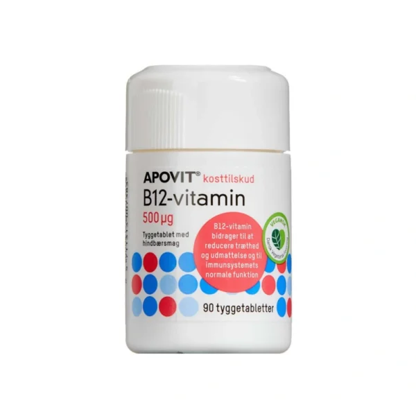 APOVIT B12-vitamin 500 µg – 90 stk