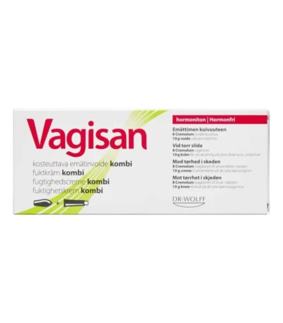 Vagisan Fugtighedscreme Kombi 10 g - 8 stk