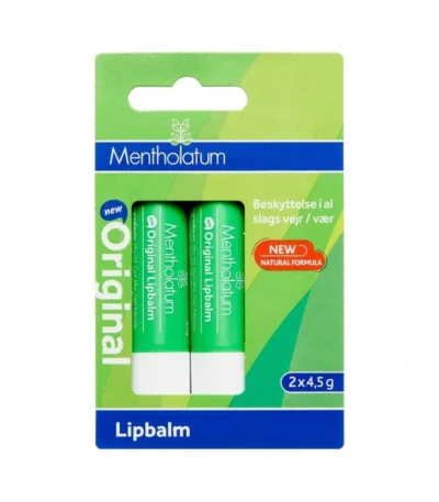 Mentholatum Læbepomade Original – 2 x 4,5 g