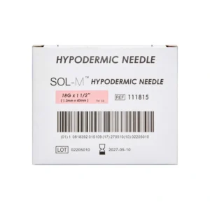 Mediq Danmark Sol-M kanyle 18G x 1 1/2 Pink 1,2 mm x 40 mm – 100 stk
