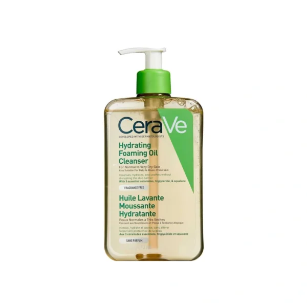 Cerave Fugtgivende Renseolie – 473 ml