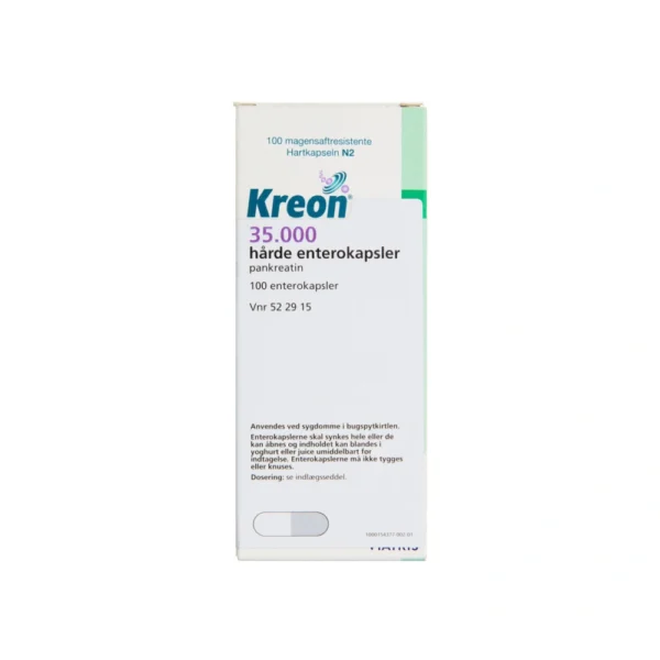 Orifarm Kreon 35.000 Lipase 35.000 EP-e - 100 stk
