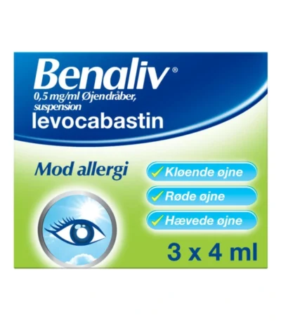 Benaliv Øjendråber 0,5 mg/ml – 12 ml