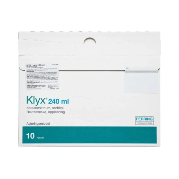 2care4 Klyx rektalvæske 1+250 mg/ml - 10 x 240 ml